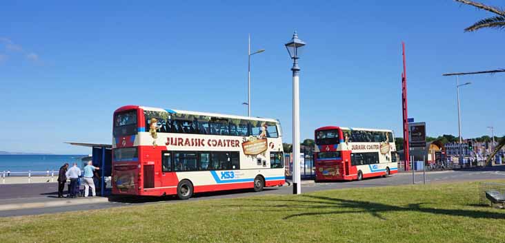 First Hampshire & Dorset Volvo B9TL Wright 37581 & 37584 Jurassic Coast